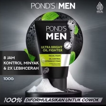 Facial Foam Pons men Ultra Bright oil fighter
