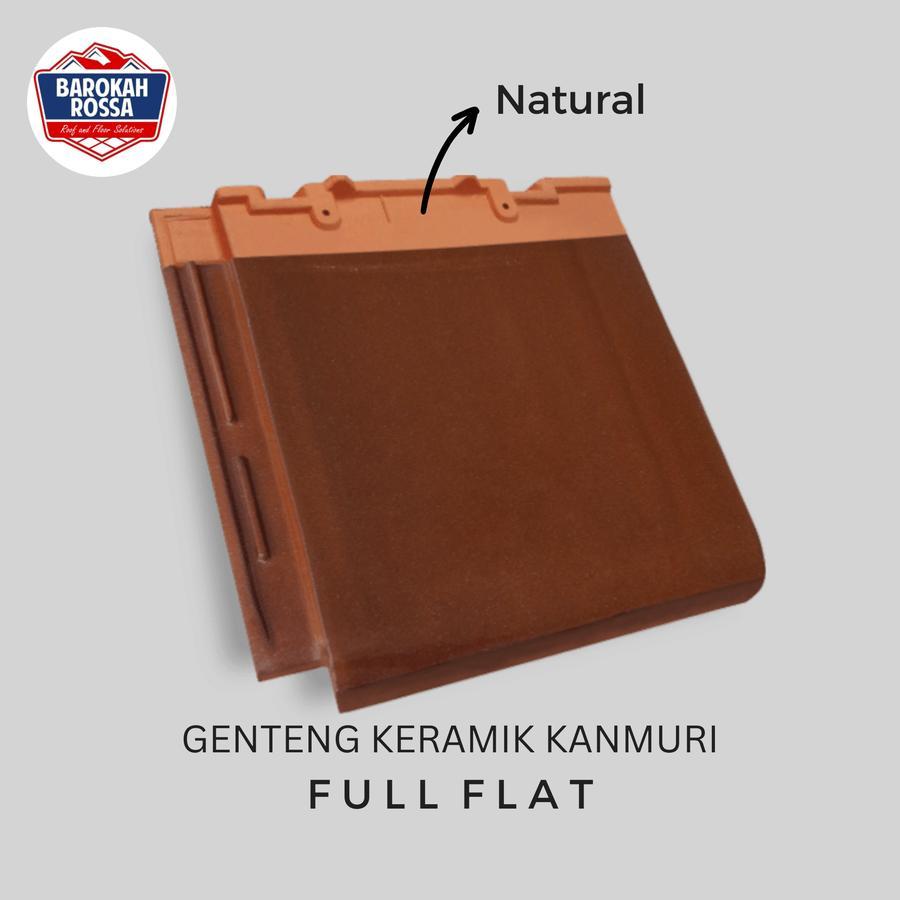 Genteng kanmuri full flat natural kw3