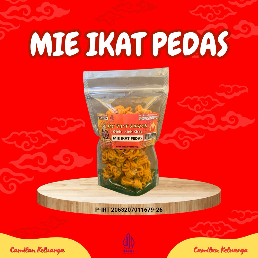 

MIE IKAT PEDAS || MIE GULUNG PEDAS SPICY 200 GRAM