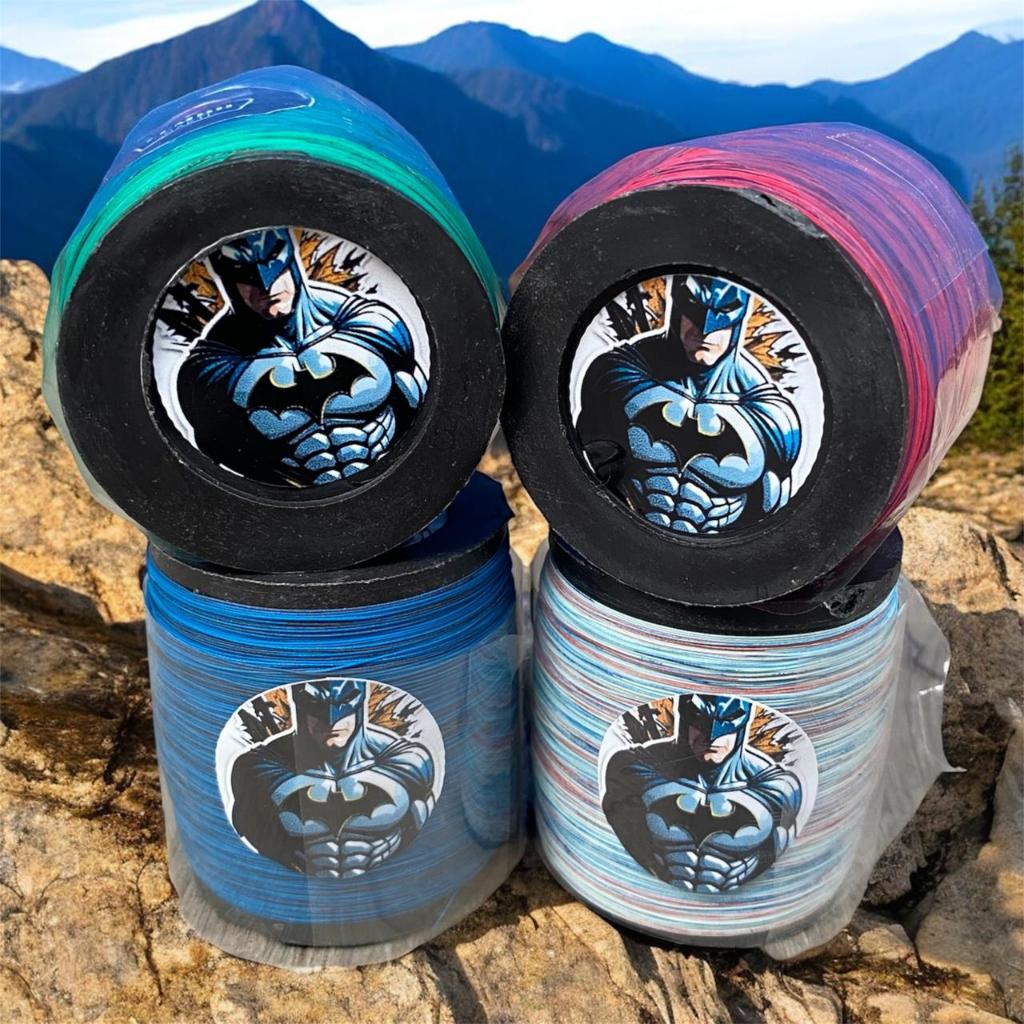 Gelasan Mambo Layangan Cap Batman Super Tajam 1000Yard Senar 0.23 Satuan Kuat Warna Warni