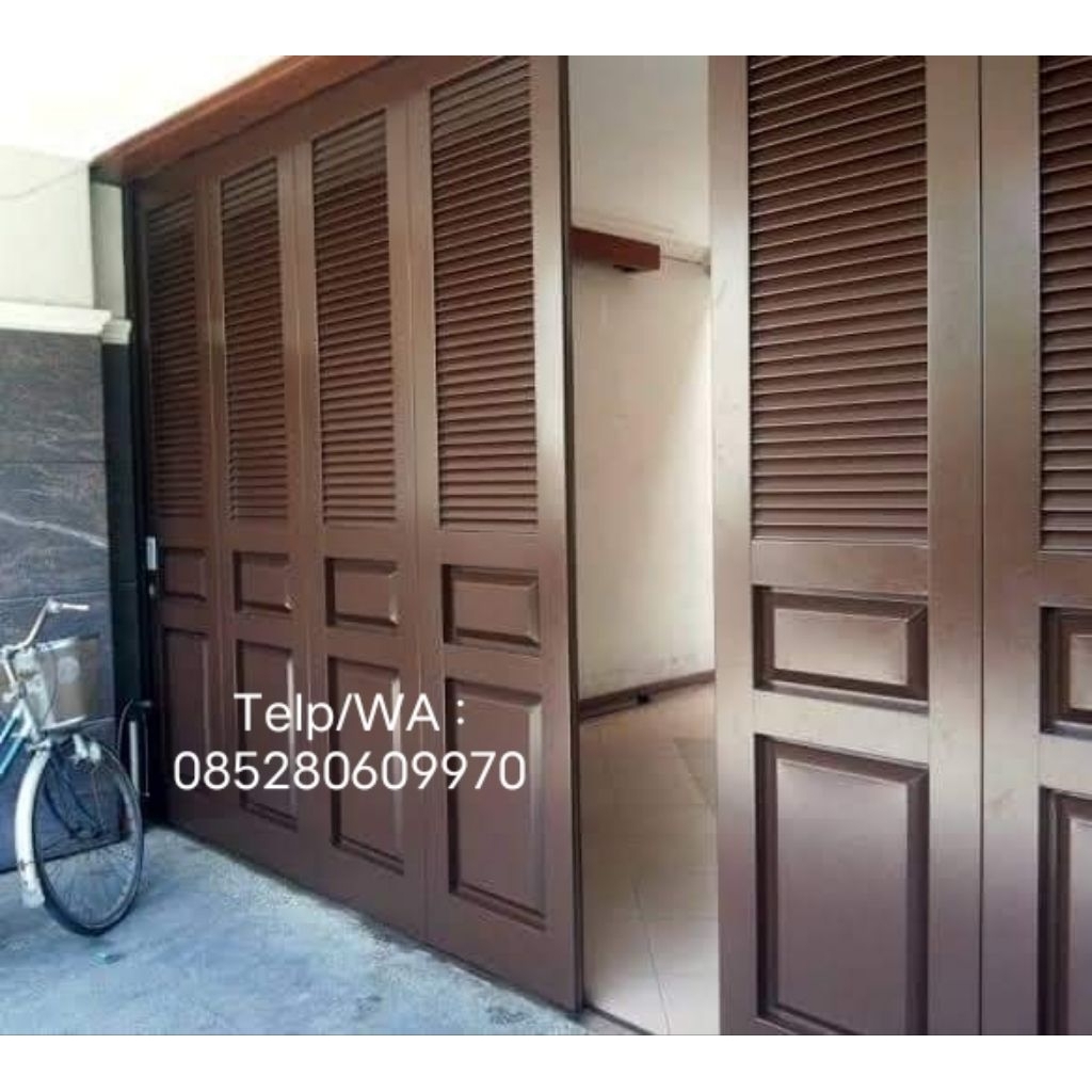 Pintu Garasi Besi Minimalis, Modern