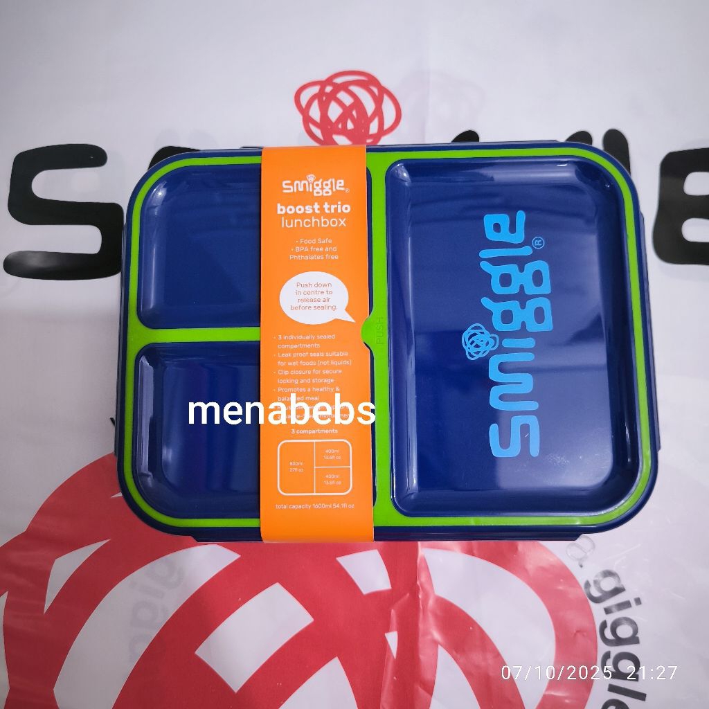 Smiggle Bright Side Trio Boost/Better Together / Away Lunchbox original