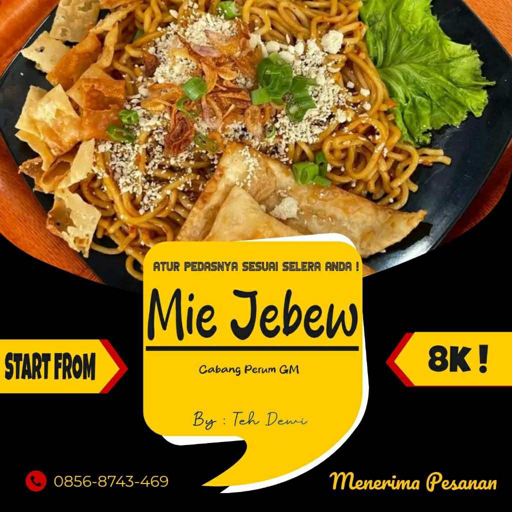 

Mie Jebew Tasik Level Pedas