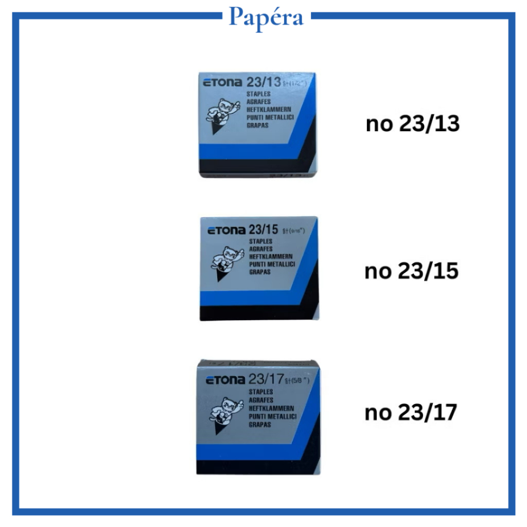

Etona Isi Steples Berbagai Ukuran 23