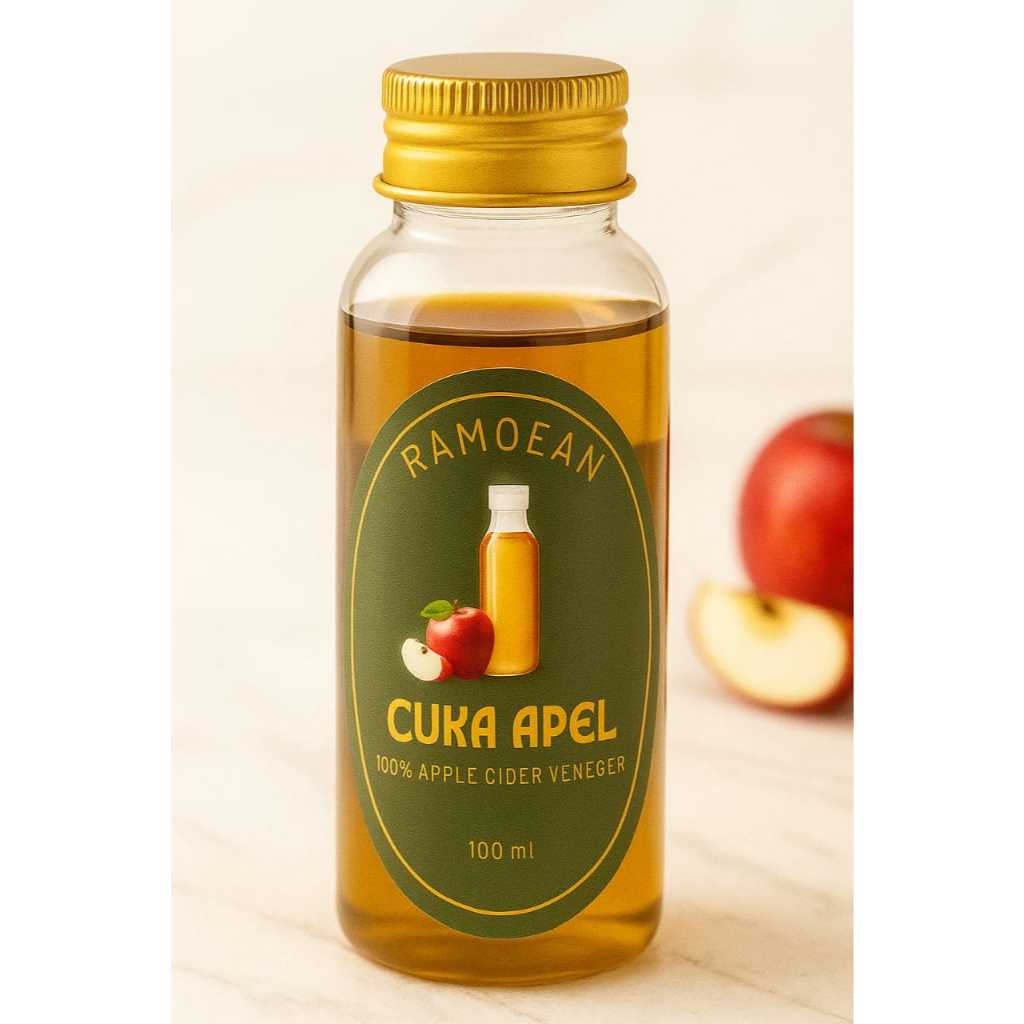 

Cuka Apel Fermentasi Alami With Ramoean - Apple Cider Vinegar Asli