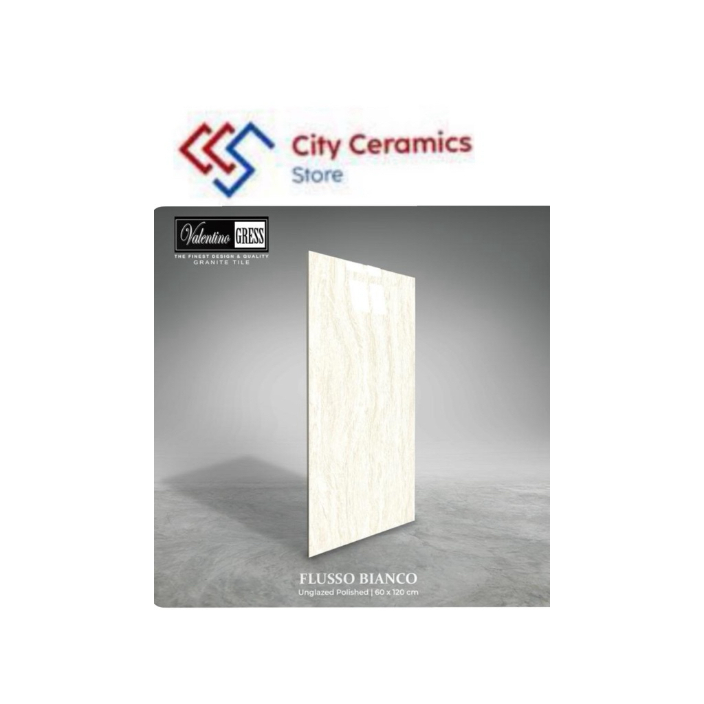 VALENTINO GRESS FLUSSO BIANCO 60x120