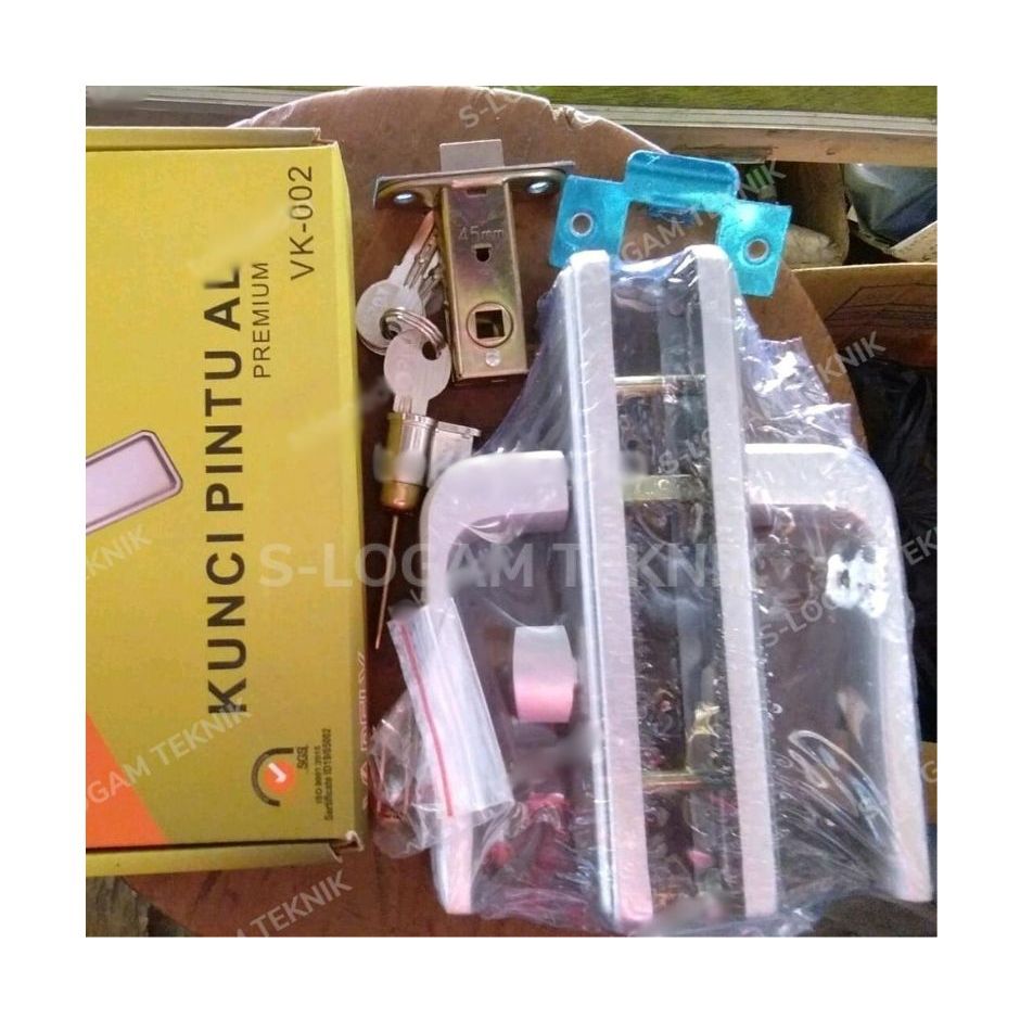 Kunci Pintu Kamar Mandi Aluminium VAPELY WPC PVC Kotak Silinder KM
