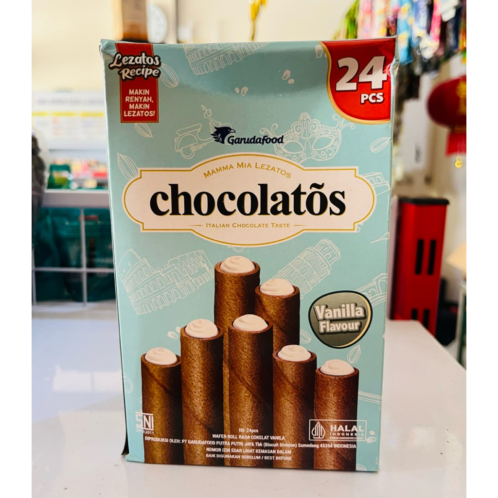 

CHOCOLATOS VANILLA 1KOTAK ISI 24PCS