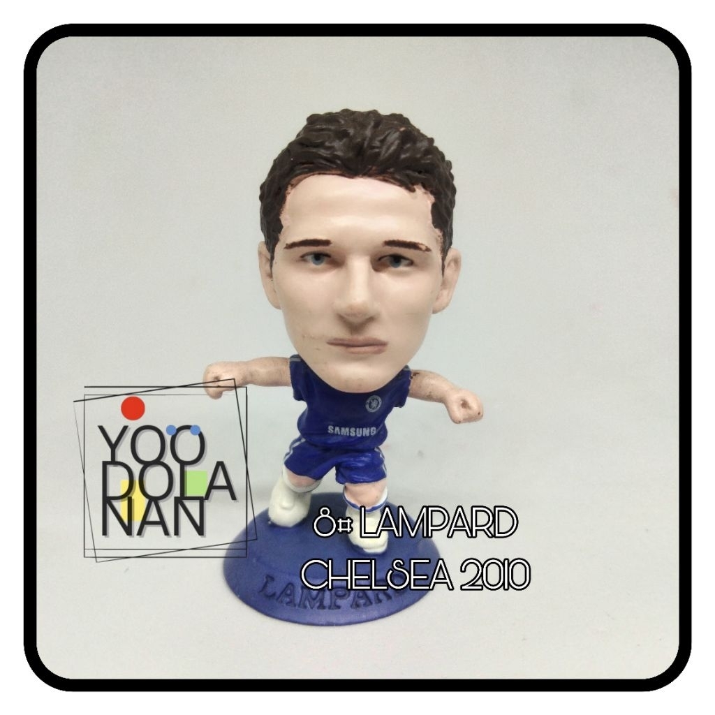 8# LAMPARD - CHELSEA 2010 CORINTHIAN MICROSTARS SOCCERSTARZ FIGURE PEMAIN BOLA