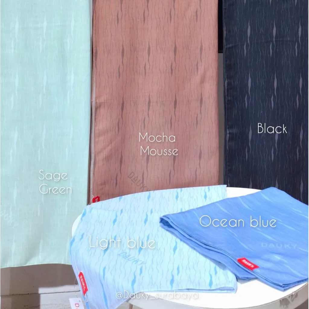 River scarf dauky - kerudung voal motif dauky