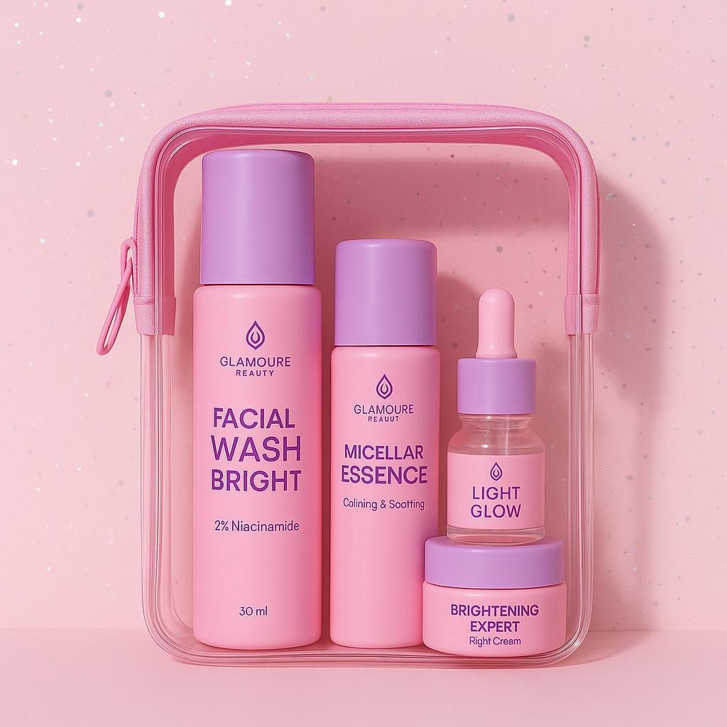 ORIGINAL GLAMOURE BEAUTY SKIN PAKET SKINCARE BRIGHT NORMAL ACNE SERIES JERAWAT GLAMOR ORI