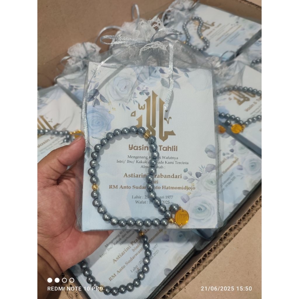 buku yasin tile tasbih