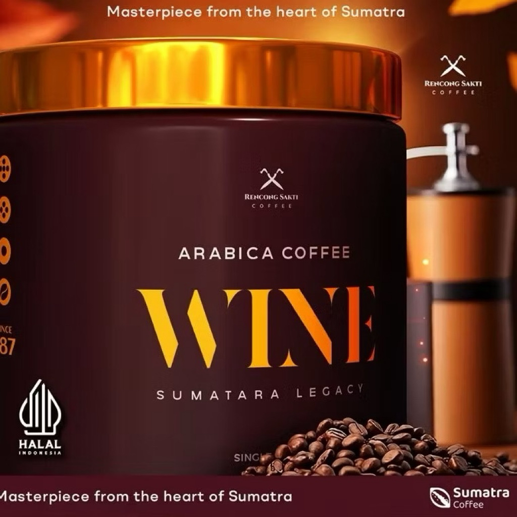 

BARUU Kopi Wine Gayo 200 gr Sumatra Premium Quality Export