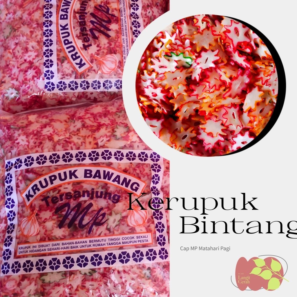 

BAL KERUPUK BINTANG TERSANJUNG WARNA WARNI SEBLAK/ GORENG MENTAH 4,8Kg