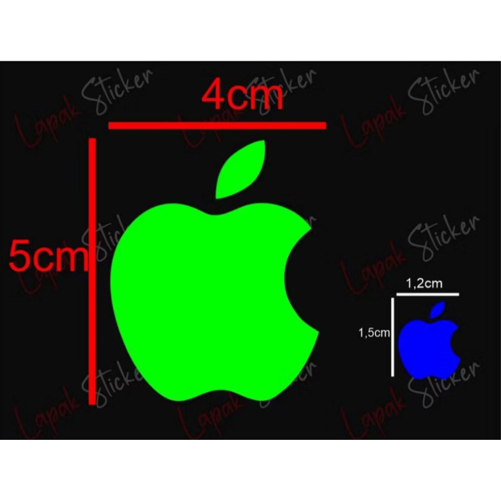 

Sticker Logo Apple Besar Dan Kecil LOGO IPHONE/cutting