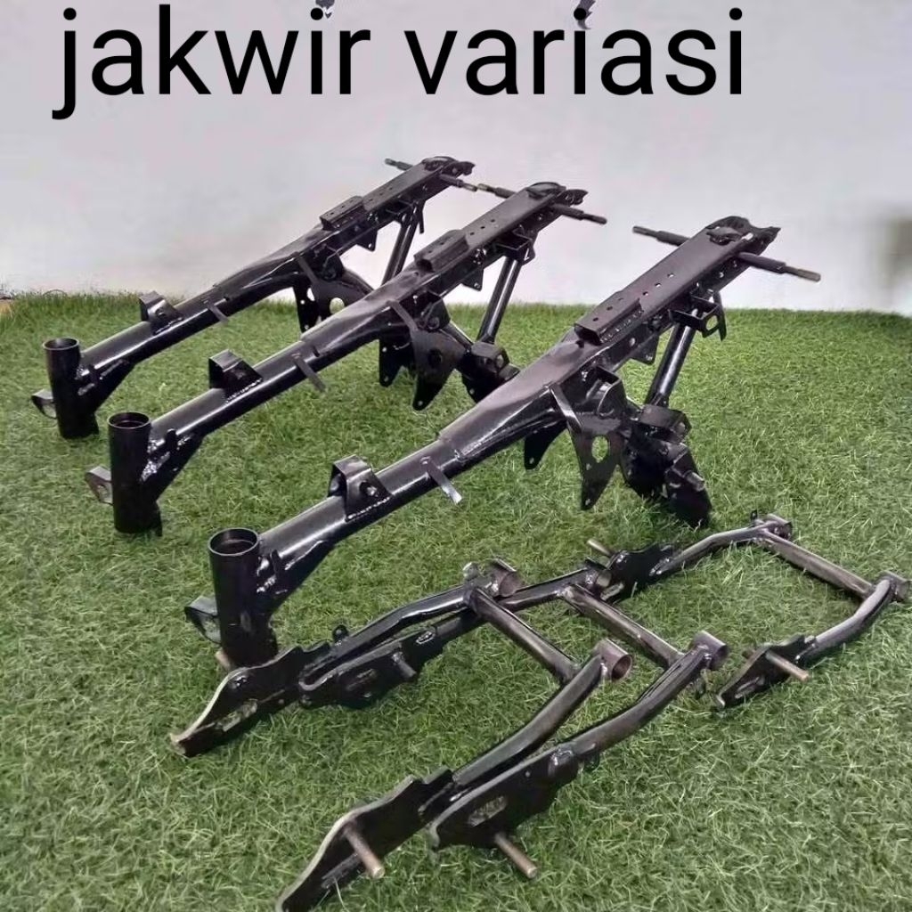 Rangka Motor Honda Monkey Hitam besi pipa tebal