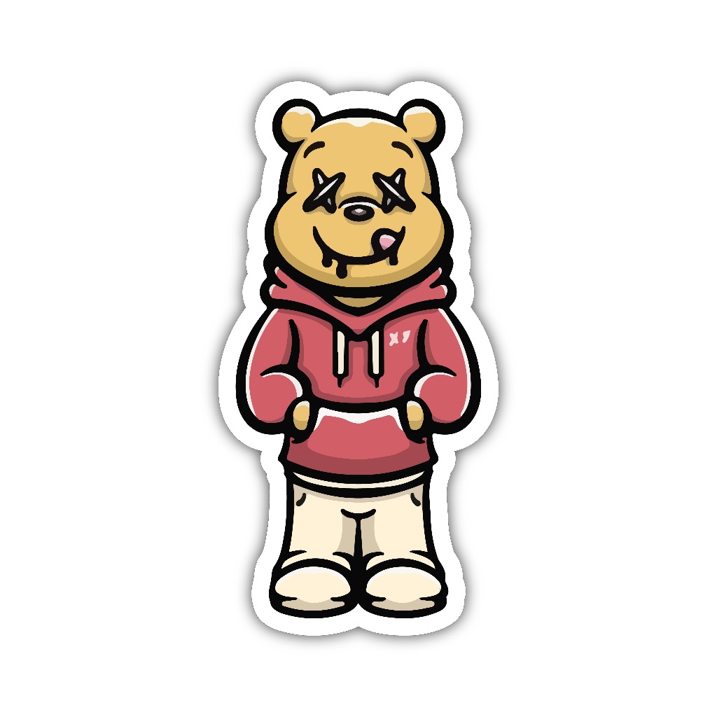 

ZV005 sticker karakter kartun anime aesthetic, stiker vinyl satuan