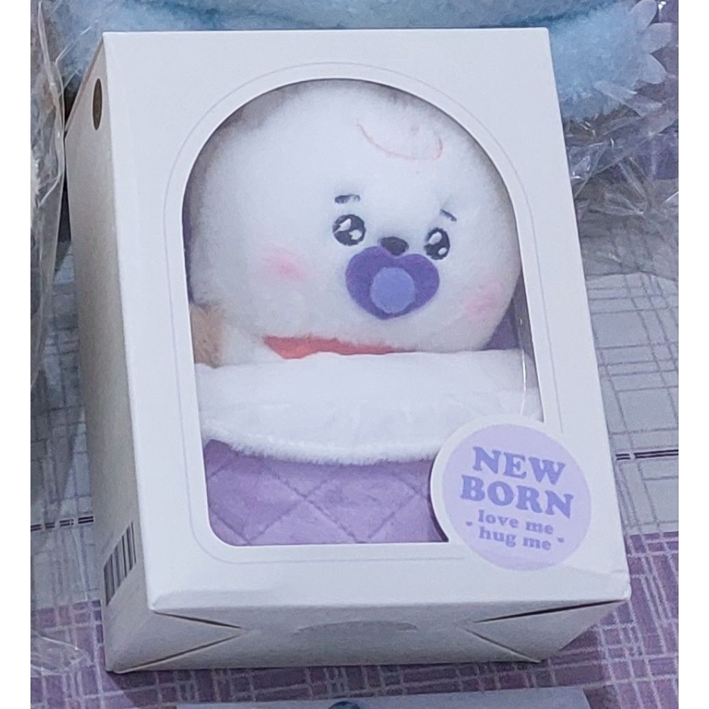 Doll boneka BT21 RJ NEW BORN OFFICIAL bts jin