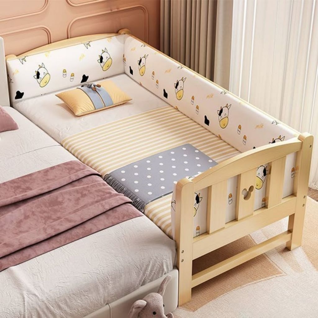Tempat Tidur Bayi Minimalis Modern / Ranjang Bayi Kayu Jati Jepara / Tempat Tidur Bayi Box aesthetic
