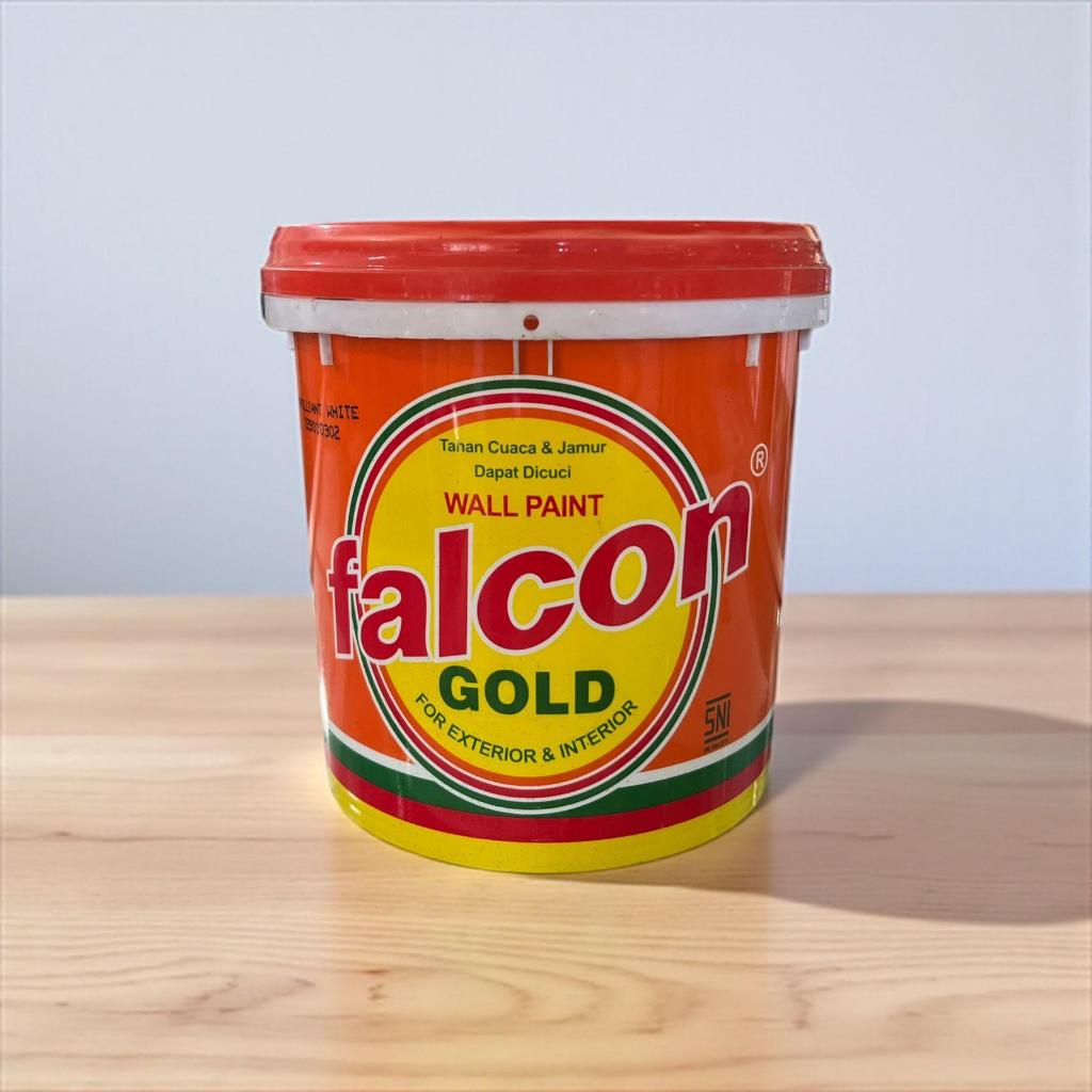 Cat Tembok Brilliat White Merk Falcon Gold 1kg