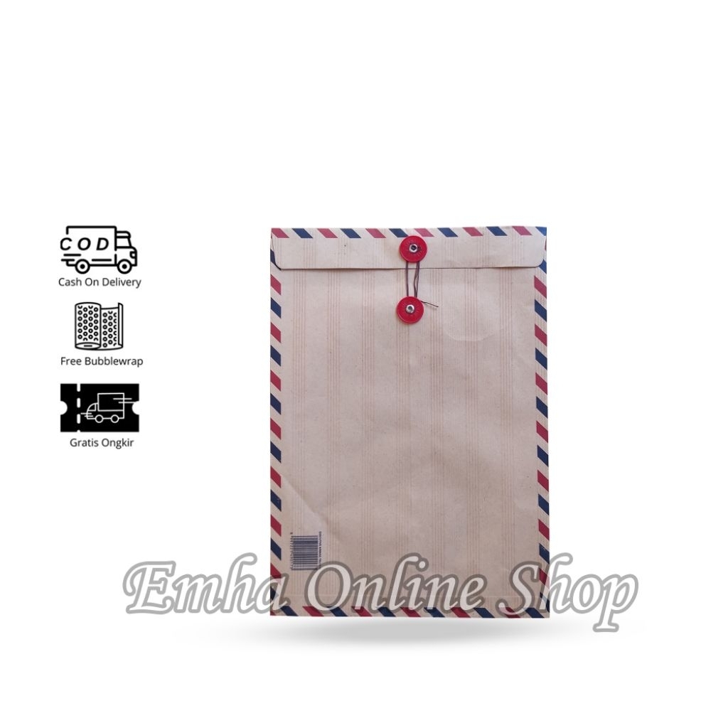 

Amplop Coklat Lamaran Dokumen Kerja Serba Guna Pengait Tali Air Mail E 310