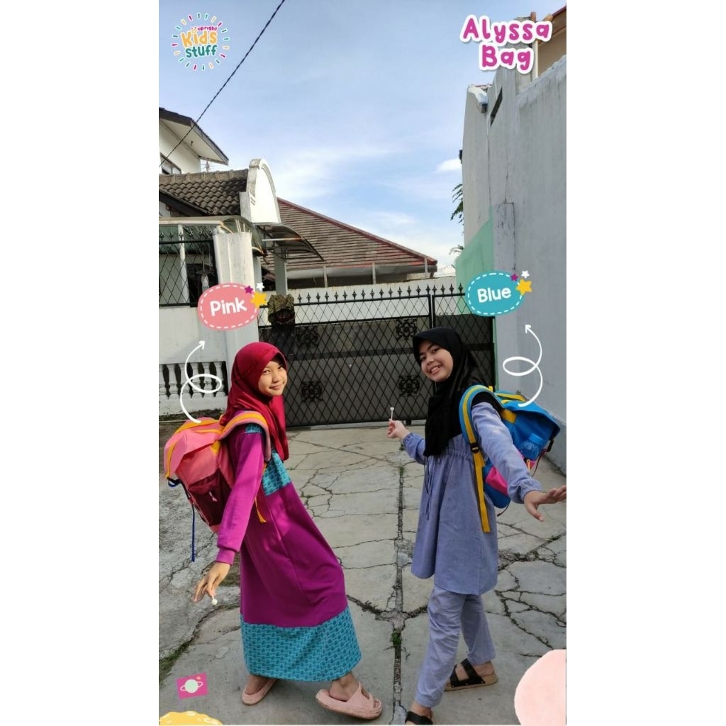 Aiden's and Alyssa's Bag From by Upright Kids Stuff || Tas Super Keren dan Lucu