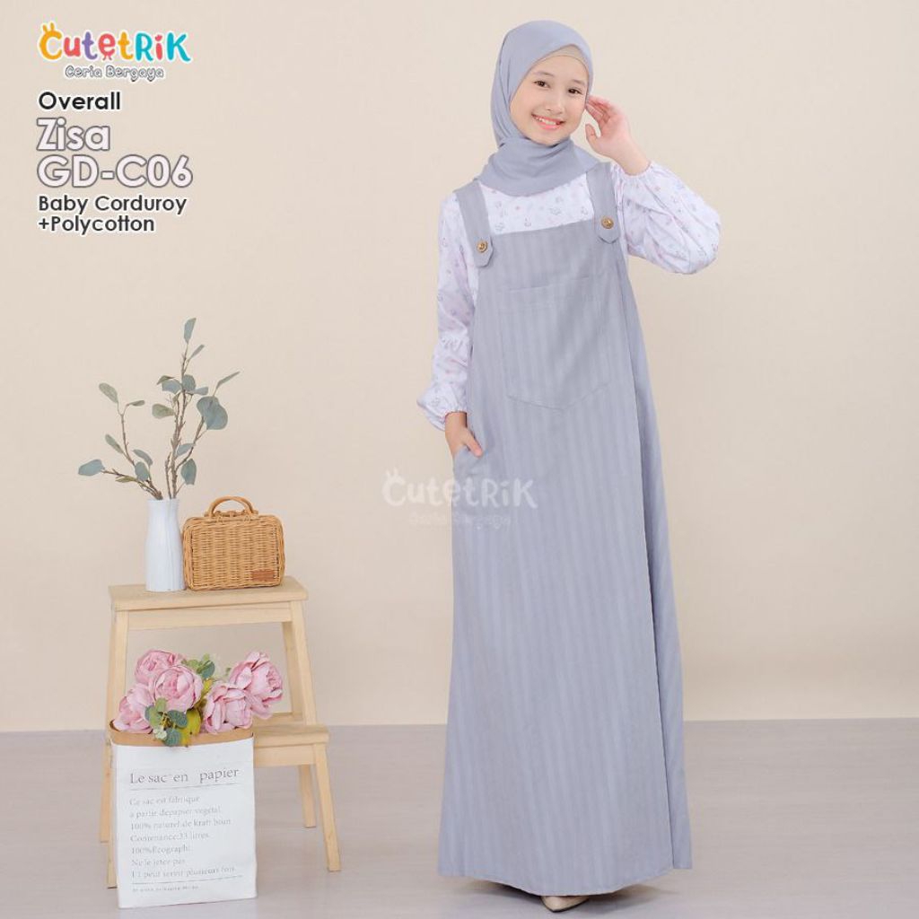 SALE  Overall Zisa Anak Perempuan Cutetrik terbaru