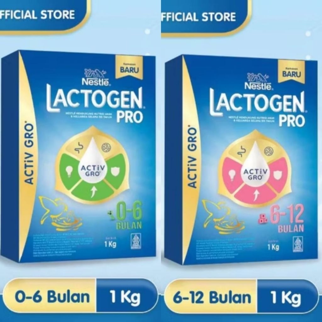 Lactogen PRO 0-6 bulan/6-12 bulan ukuran 1 kg