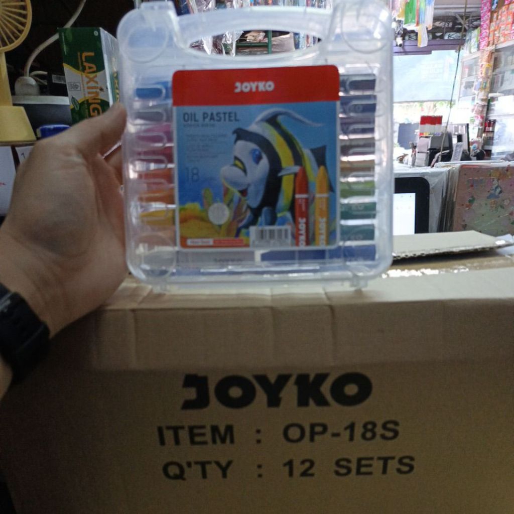 

[12 PCS] CRAYON JOYKO OIL PASTEL 18 WARNA