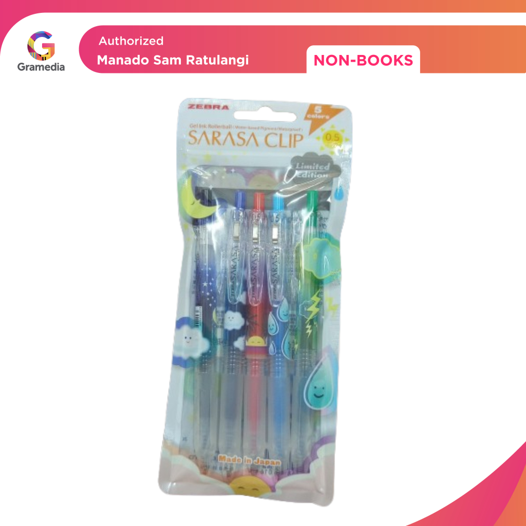 

Gramedia Manado-Zebra Sarasa 05 Gradation Weather Set 5