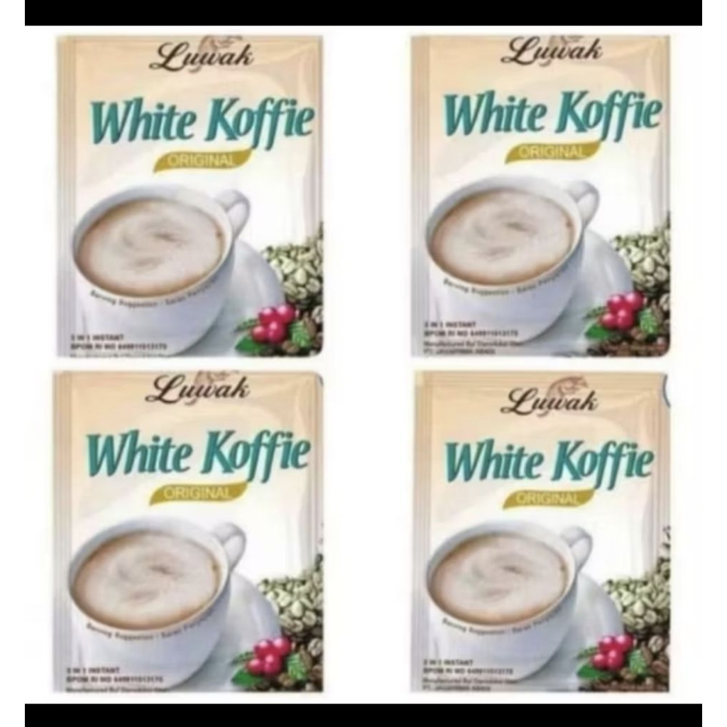 

WHITE KOFFIE LUWAK 20 GRAM 10 BUNGKUS