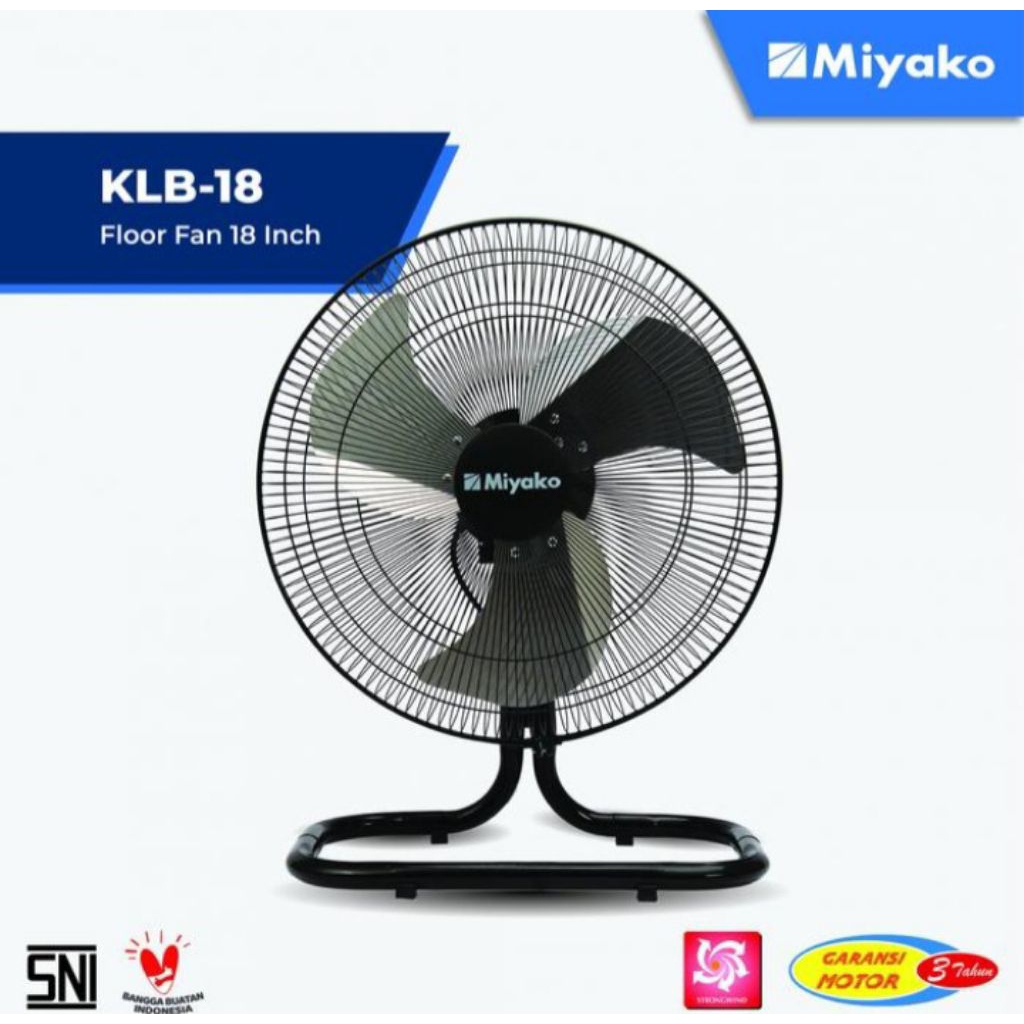 MIYAKO KLB-18 Kipas Angin Miyako Industrial Fan 18"Inch kipas tornado duduk
