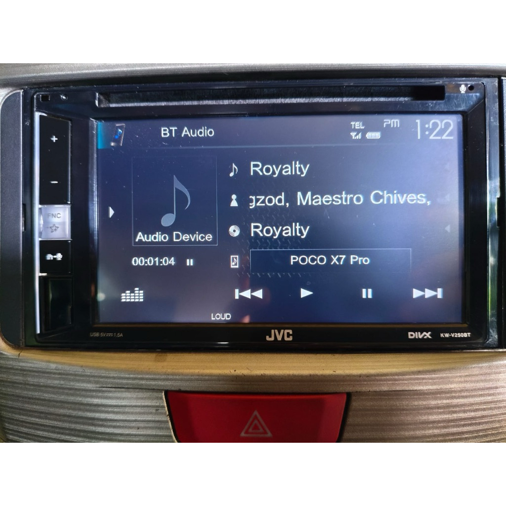 Headunit JVC KW-V250BT