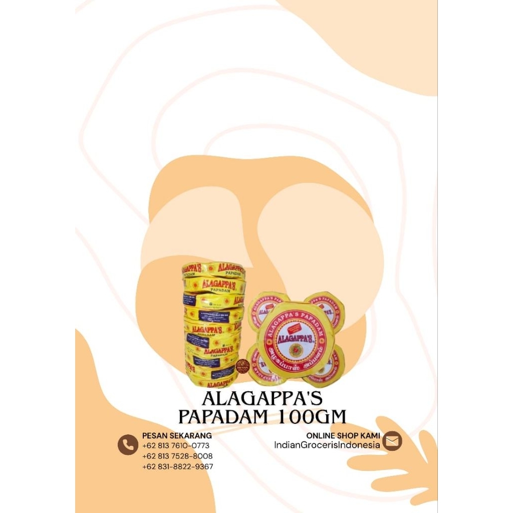

Alagappa's Papadam 100gr