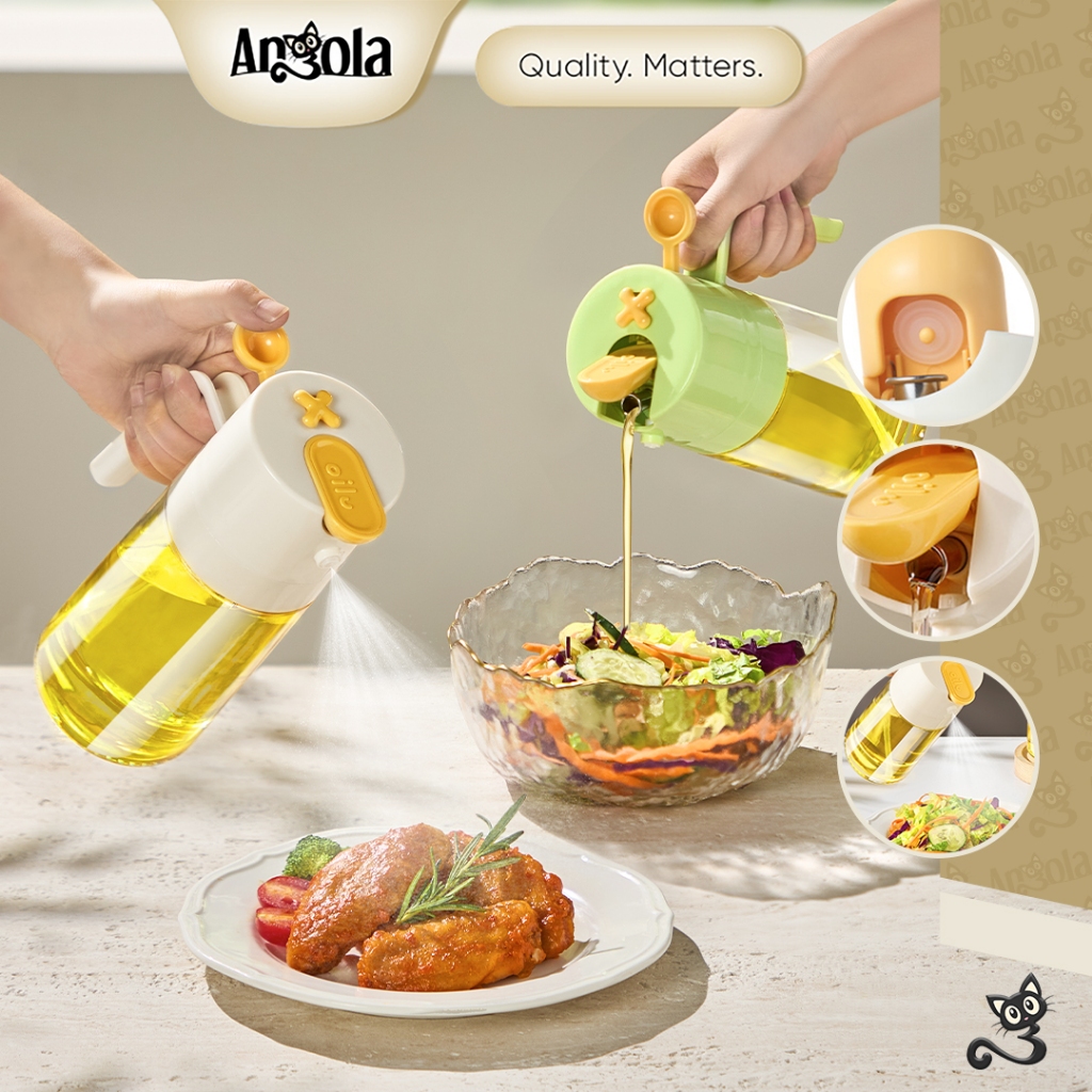 ANGOLA Botol Minyak Goreng Semprot E42 Oil Sprayer Bottle / Botol Kecap / Botol Minyak Serbaguna