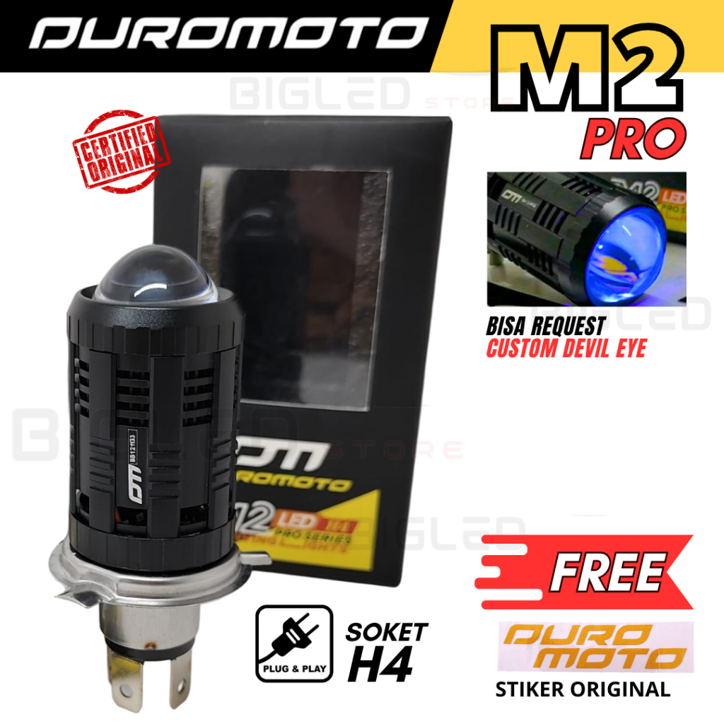 DUROMOTO M2 PRO CUSTOM DEMON EYES