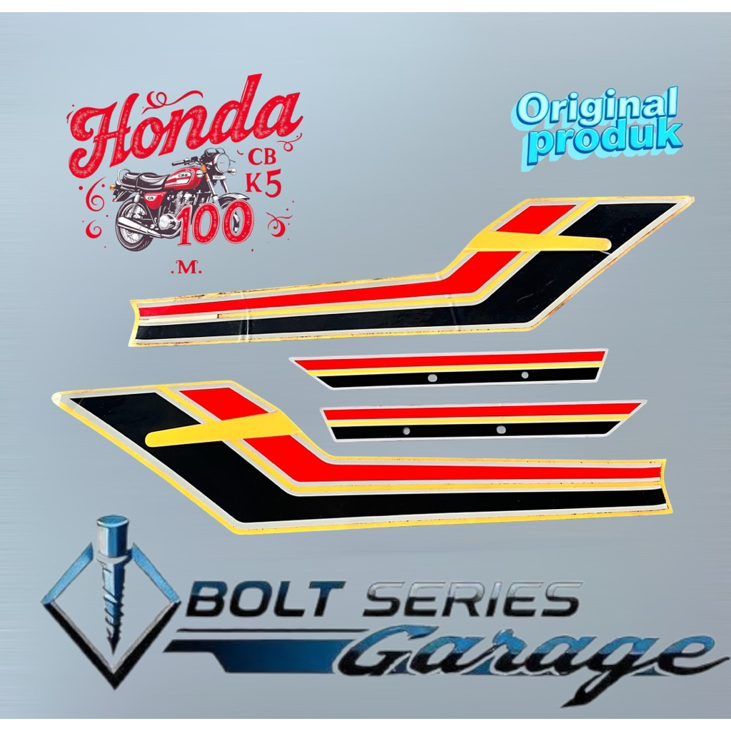 Striping Body Set Honda CB 100 K5 CBN – Original,Detail Presisi