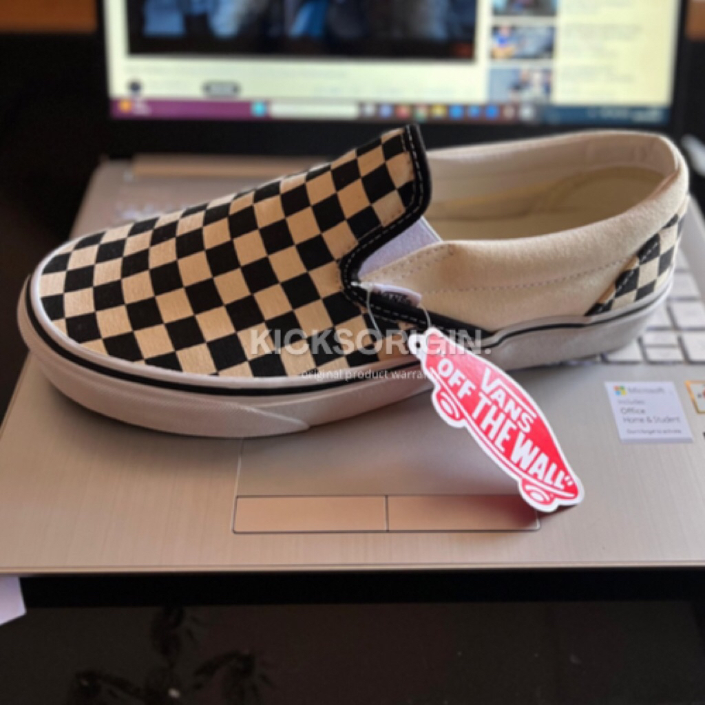 VANS SLIP ON CHECKER BOARD OG LX SS 2020 ORIGINAL BRAND NEW BARU SNEAKERS VANS SLIP