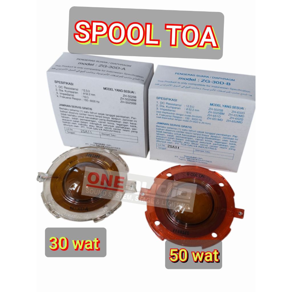 Spool corong TOA mesjid ZH-5025B ZH-5025BM ZH-5025BB