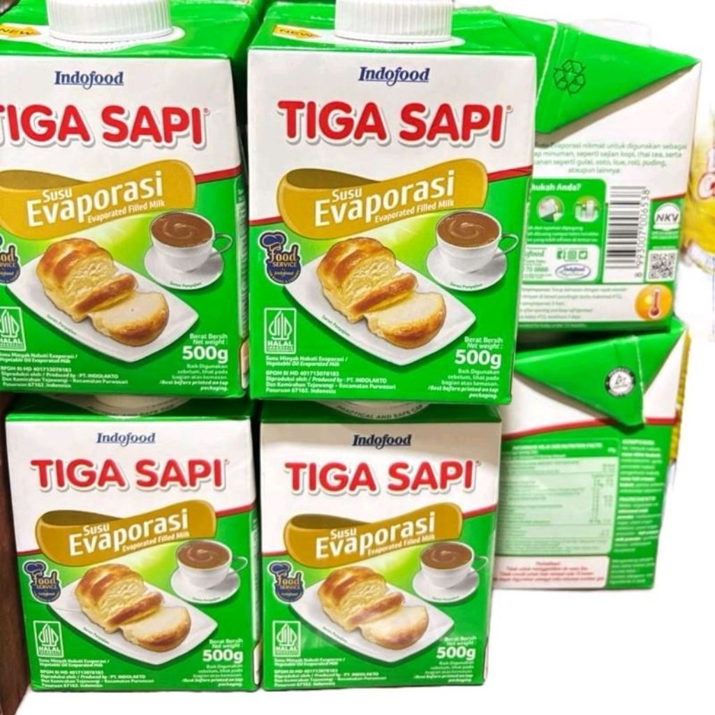 

Susu Evaporasi 500 gram / Susu Evaporasi 3 Sapi Best Seller Murah / Susu Evaporasi Tiga Sapi Murah Tiktok Shopee
