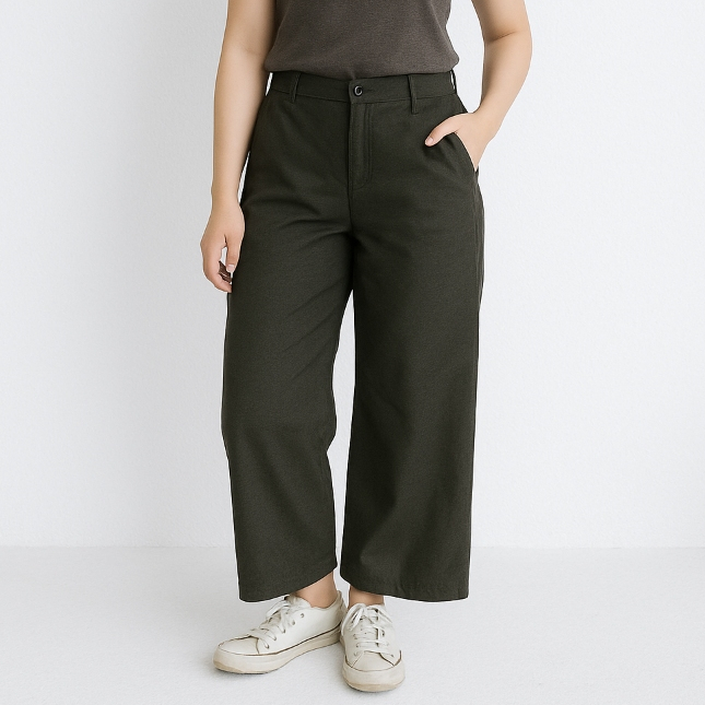 Mistiten - Celana Panjang Misti10 Karet Latte Army