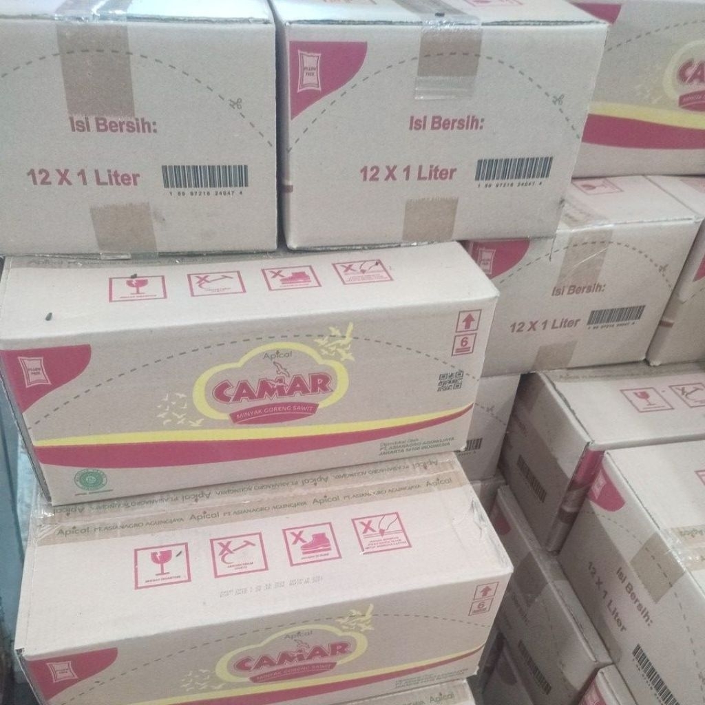 

minyak goreng camar 1 liter / dus