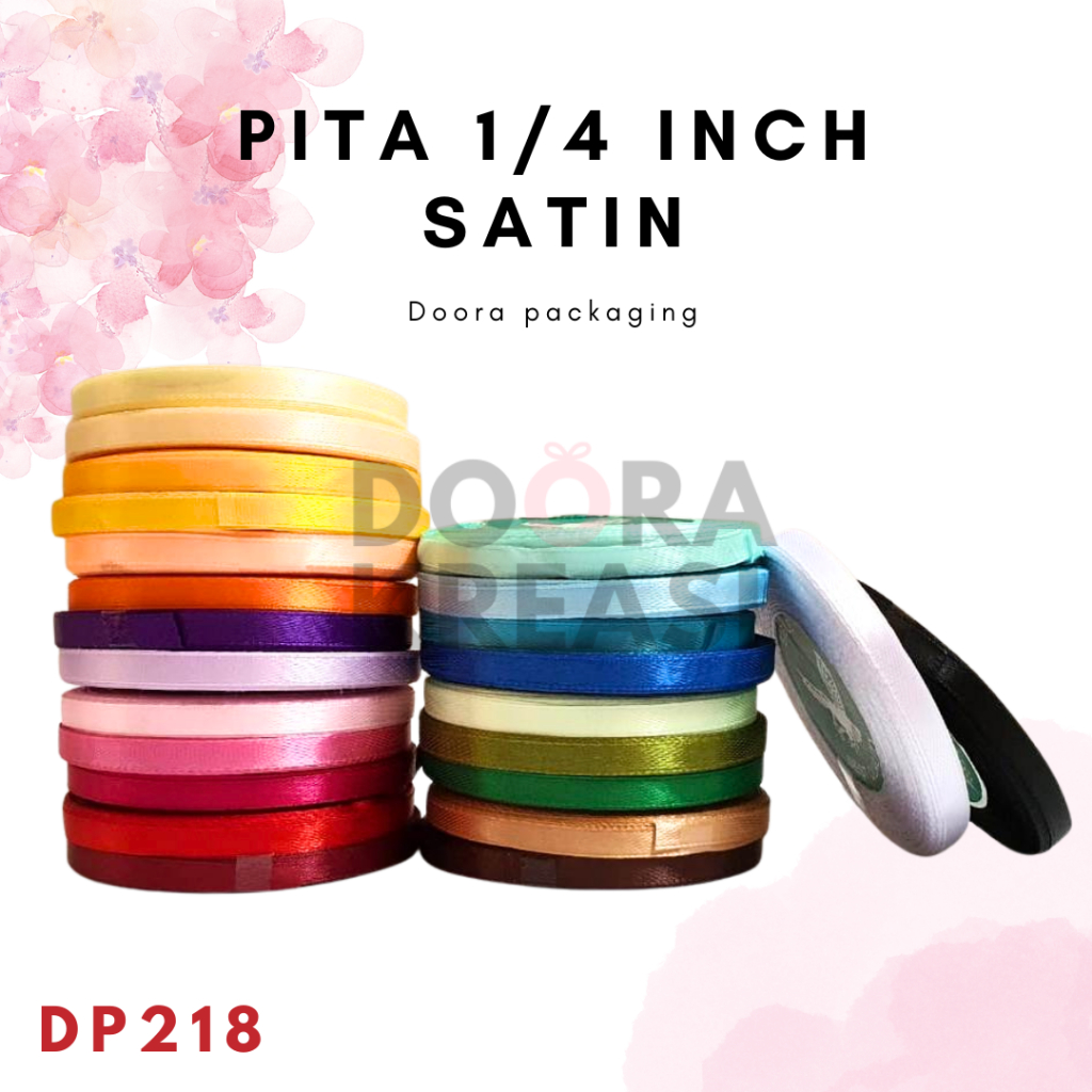 

Pita Satin 1/4 Inch [0,6cm//25yard]