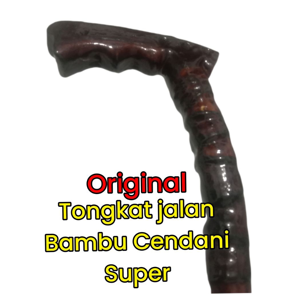 tongkat jalan tongkat bambu cendani super 105 cm