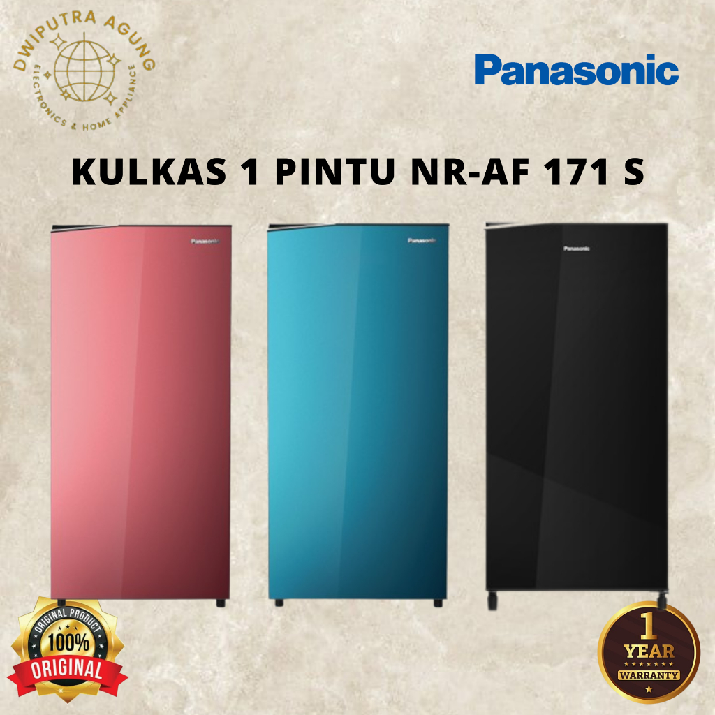 KULKAS 1 PINTU NR-AF 171 S / KULKAS 1 PINTU PANASONIC NR-AF 171 S