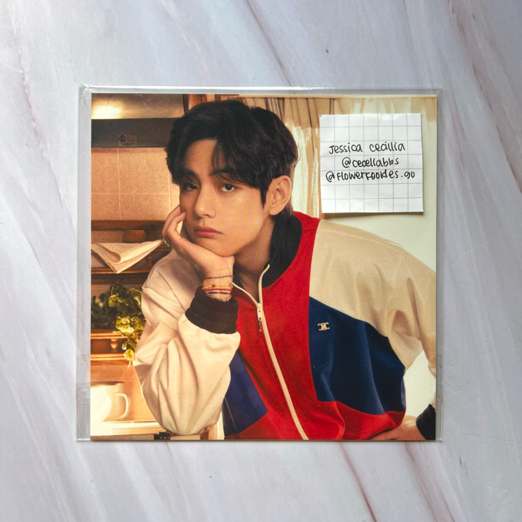 BTS V TAEHYUNG THE BEST JAPAN POSTCARD FLYER POSTCARD