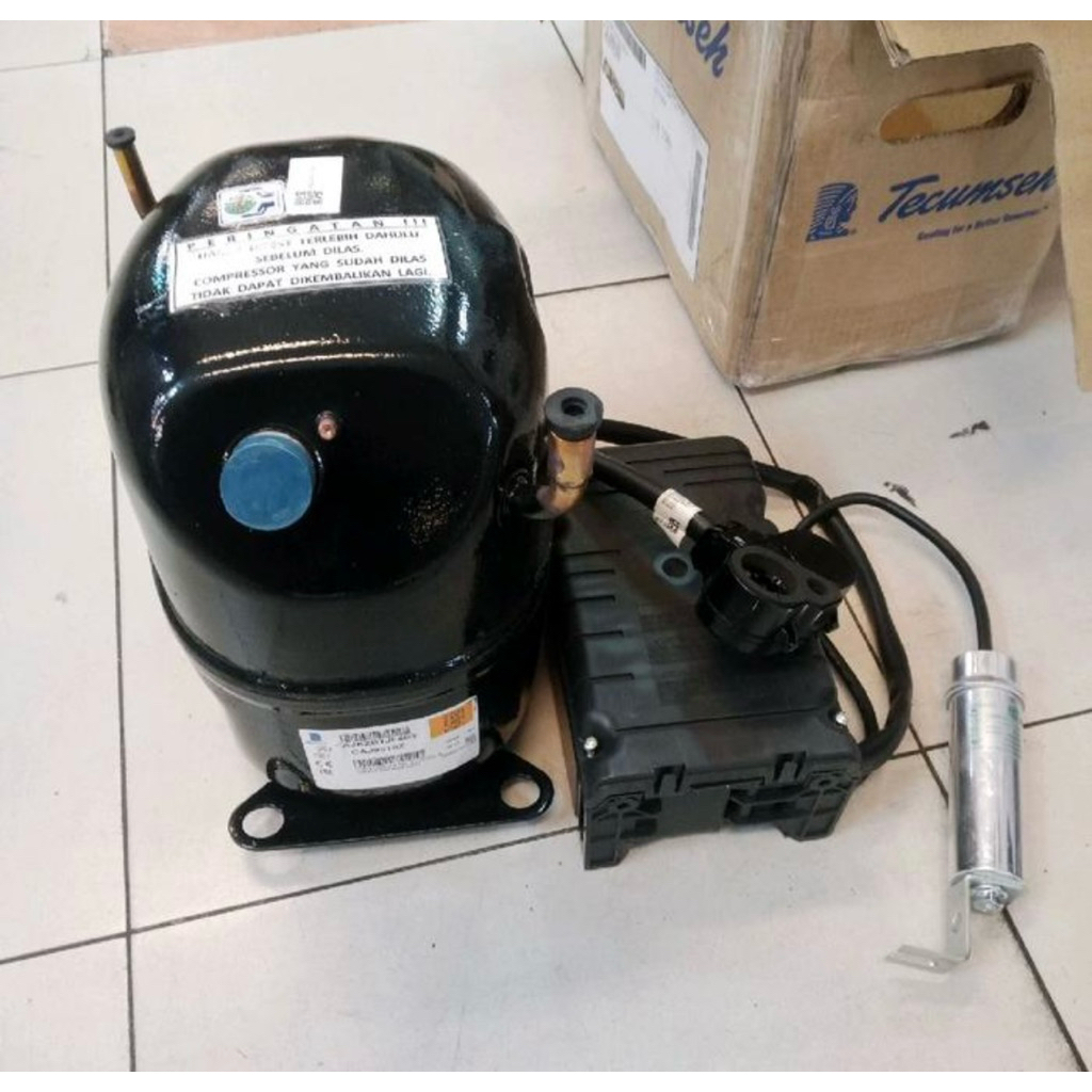 KOMPRESOR TECUMSEH CAJ9510Z MODEL LAS | KOMPRESOR FREEZER/KULKAS/CHILLER/SHOWCASE 1PK R404