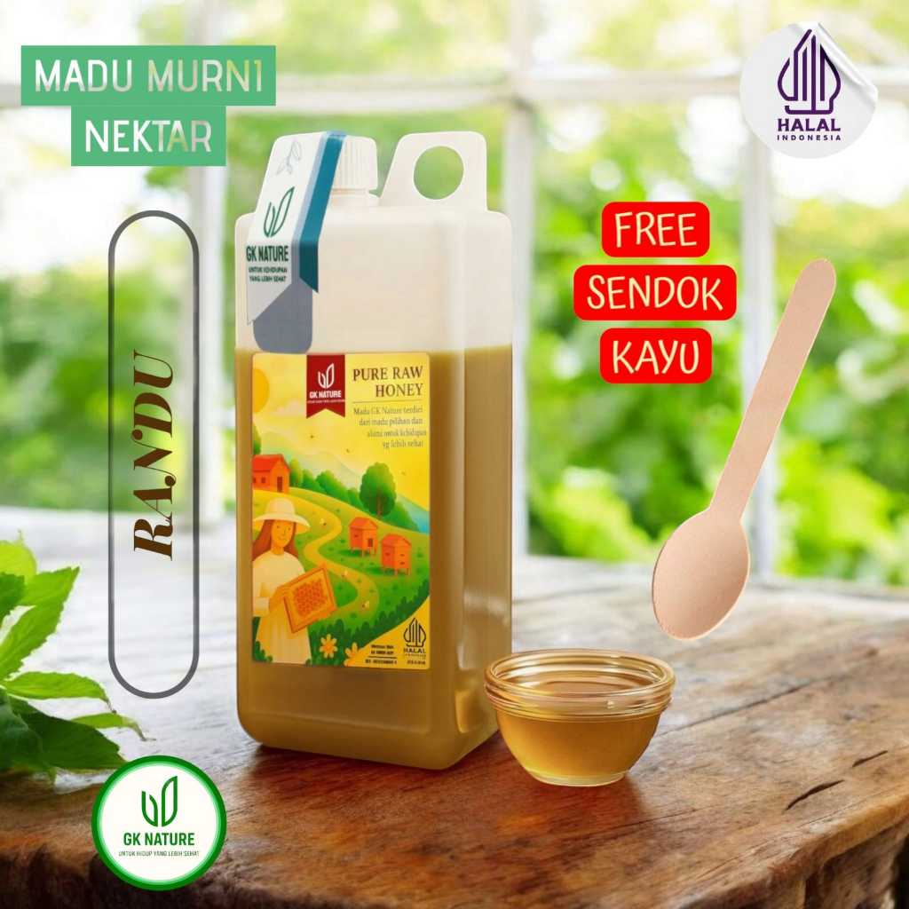 

Madu GK Nature Randu Super Asli 100% l 1 Kg