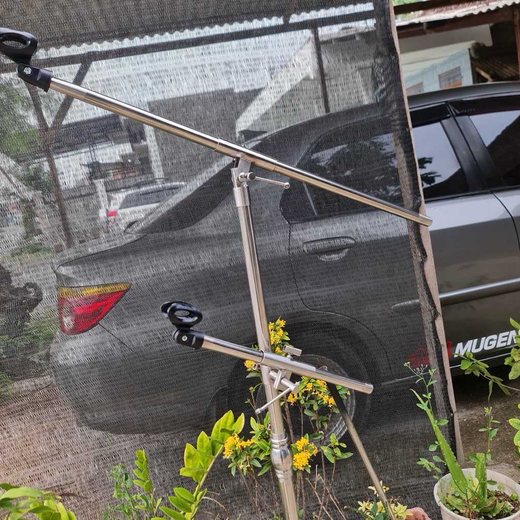 MIC STAINLESS AKUSTIK VOCAL MOTIF TERBARU STAND MIC VOCAL KECREK STAND MIC PANGGUNG