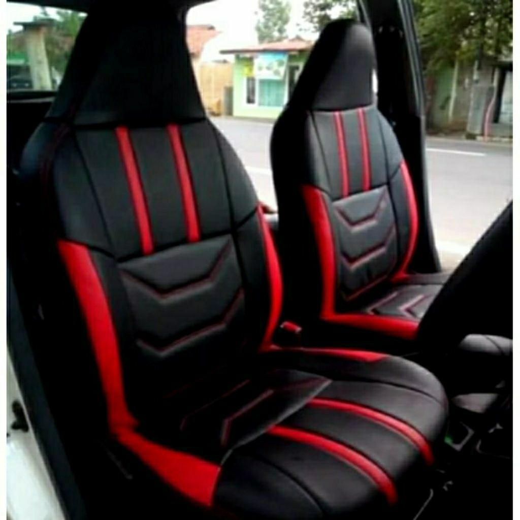sarung jok calya civer jok calya bagian depan premium